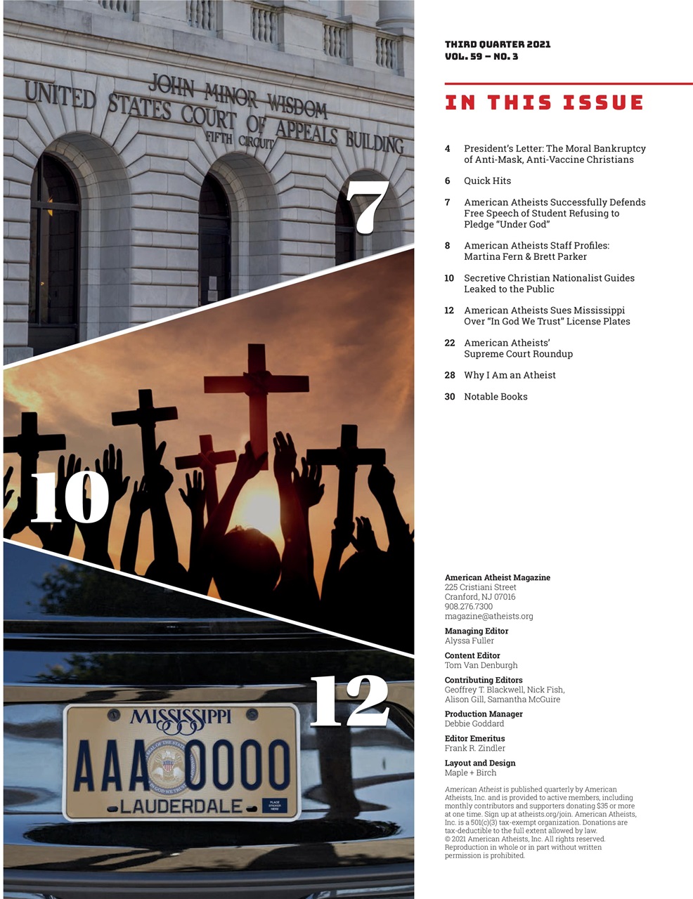 American Atheist Preview Pages