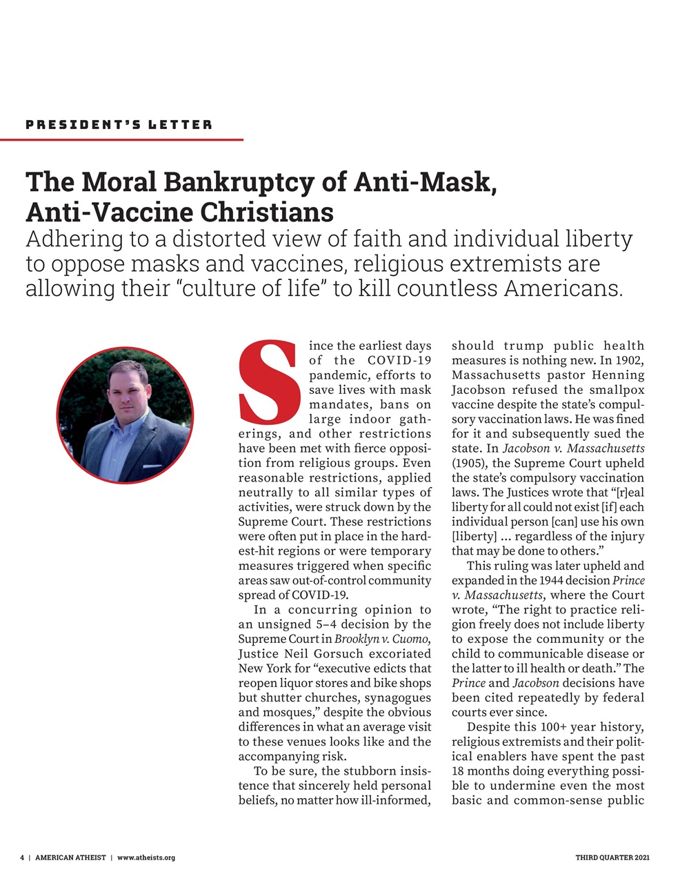 American Atheist Preview Pages