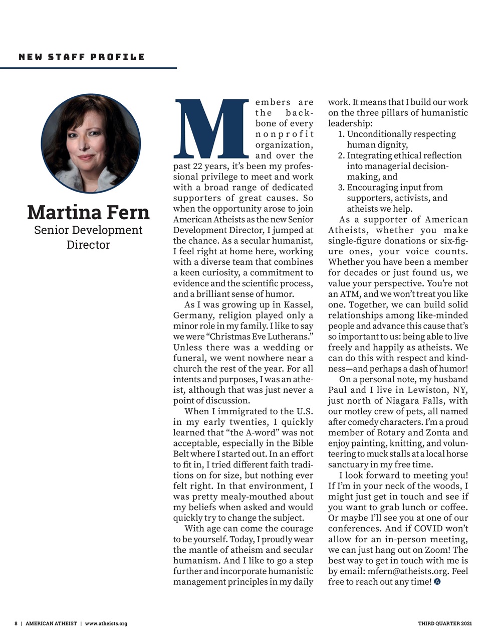 American Atheist Preview Pages