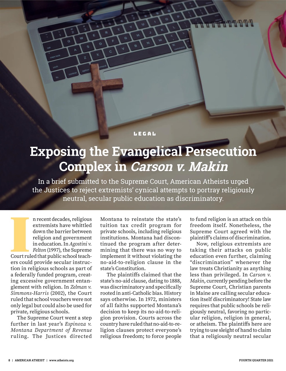 American Atheist Preview Pages