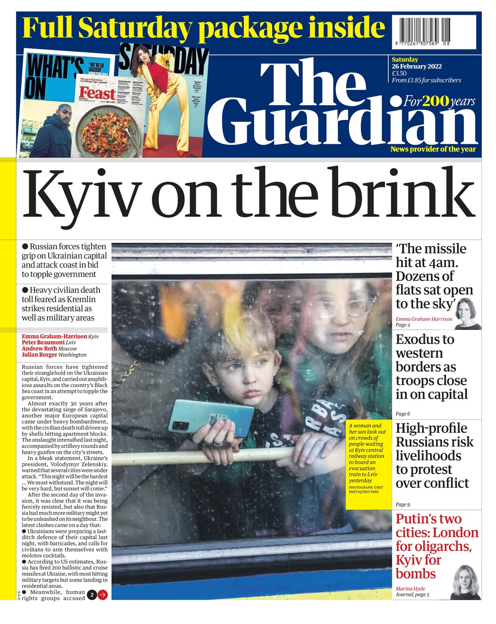 The Guardian Newspaper Preview Pages