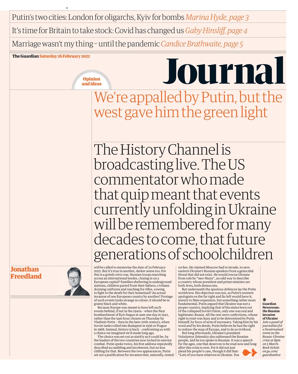 The Guardian Newspaper Preview Pages