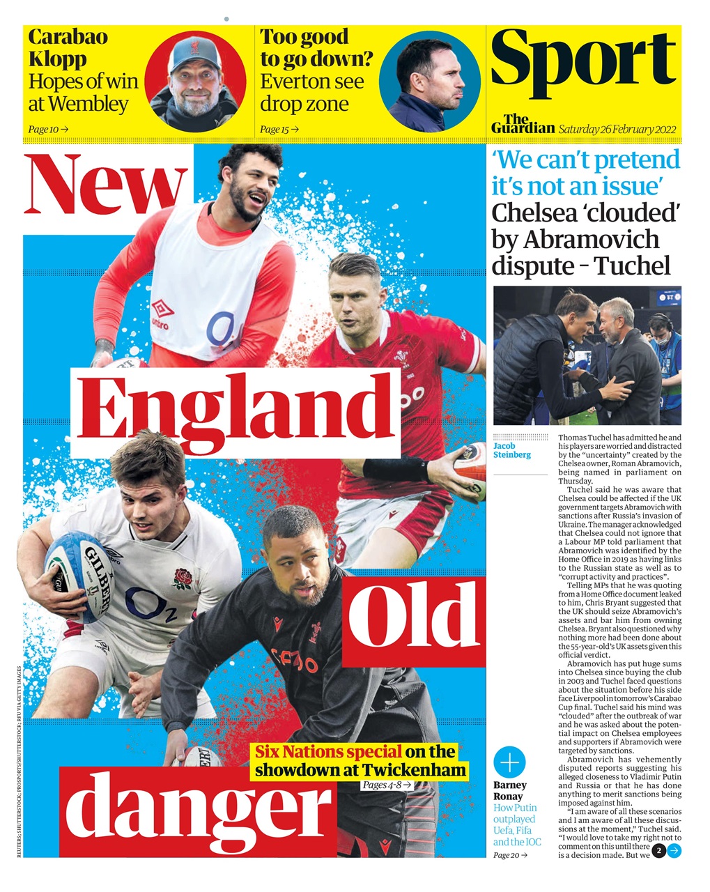 The Guardian Newspaper Preview Pages