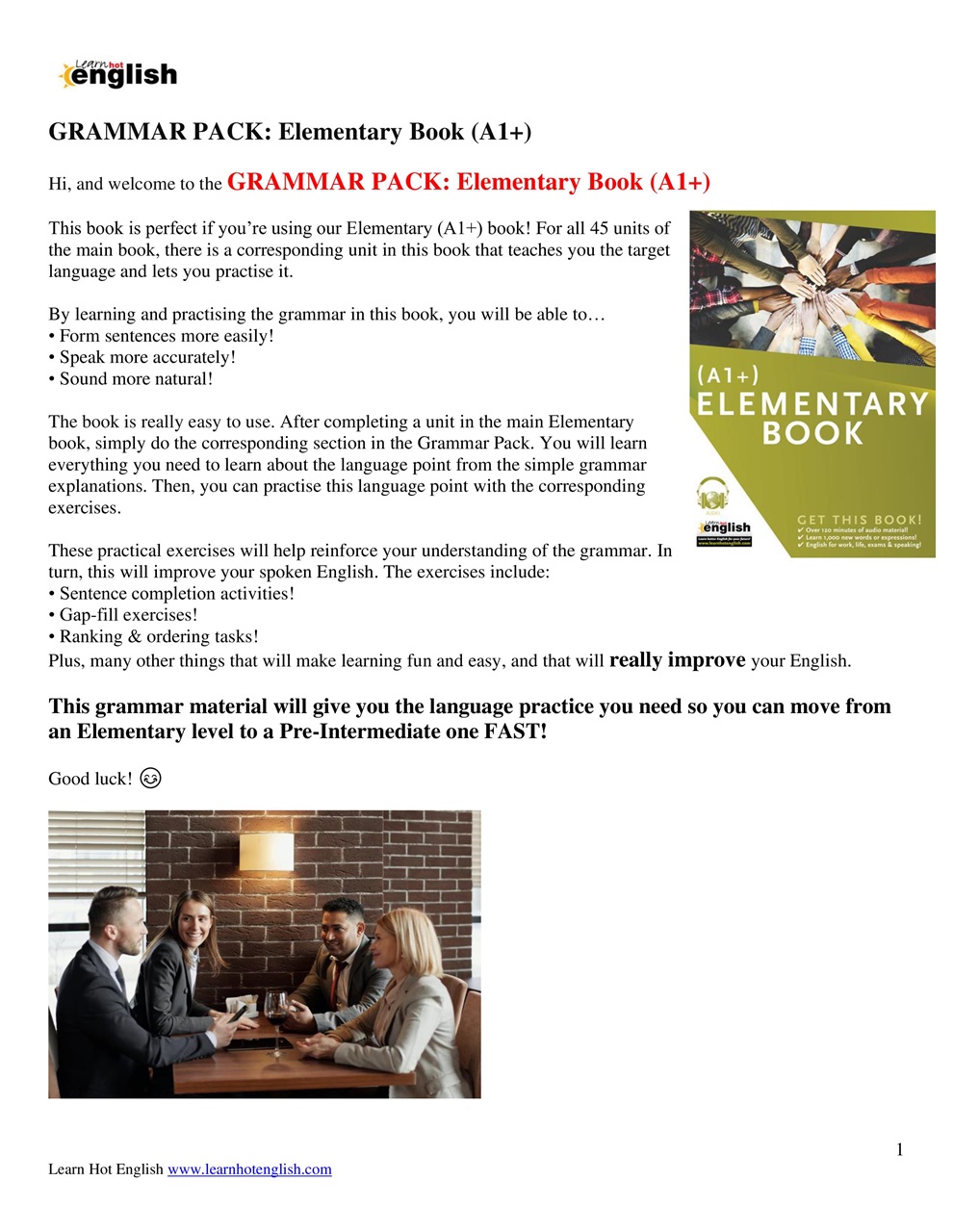 Learn Hot English Preview Pages