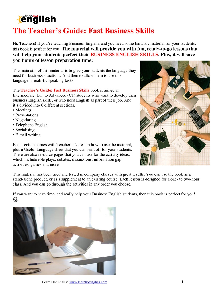 Learn Hot English Preview Pages