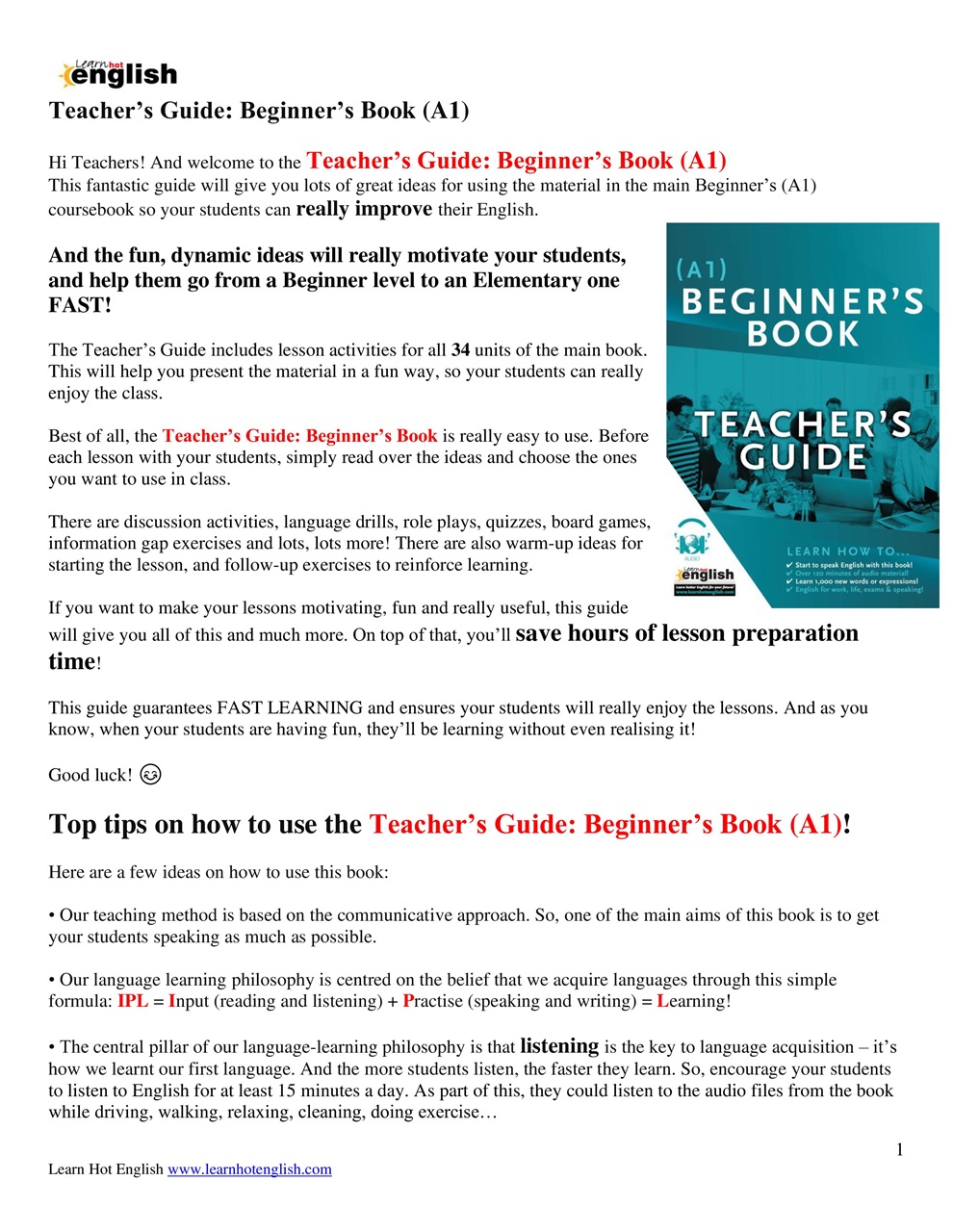 Learn Hot English Preview Pages