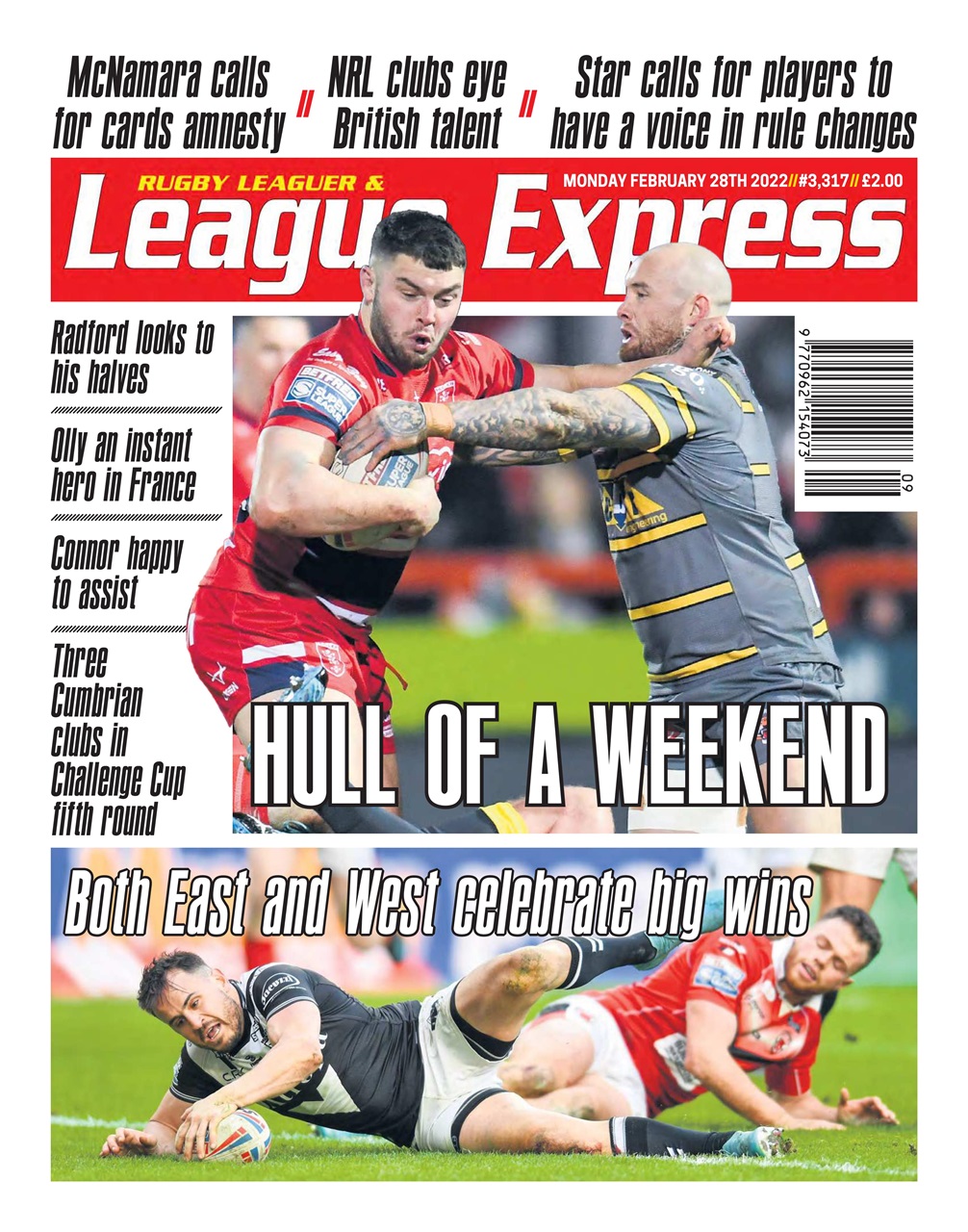League Express Preview Pages