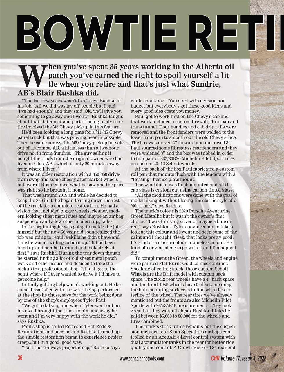 Canadian Hot Rods Preview Pages