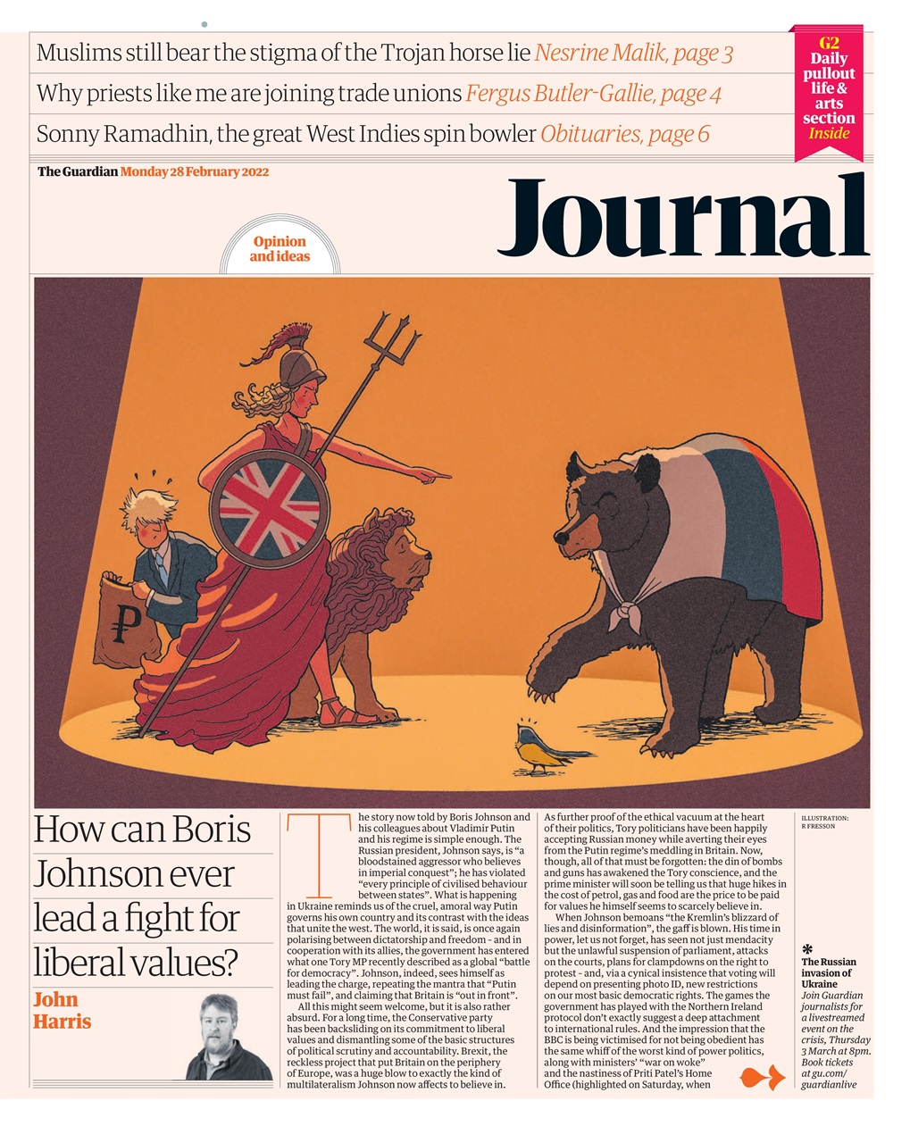The Guardian Newspaper Preview Pages