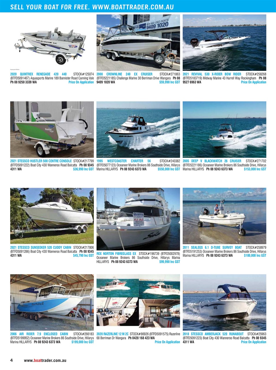 Boat Trader Australia Preview Pages