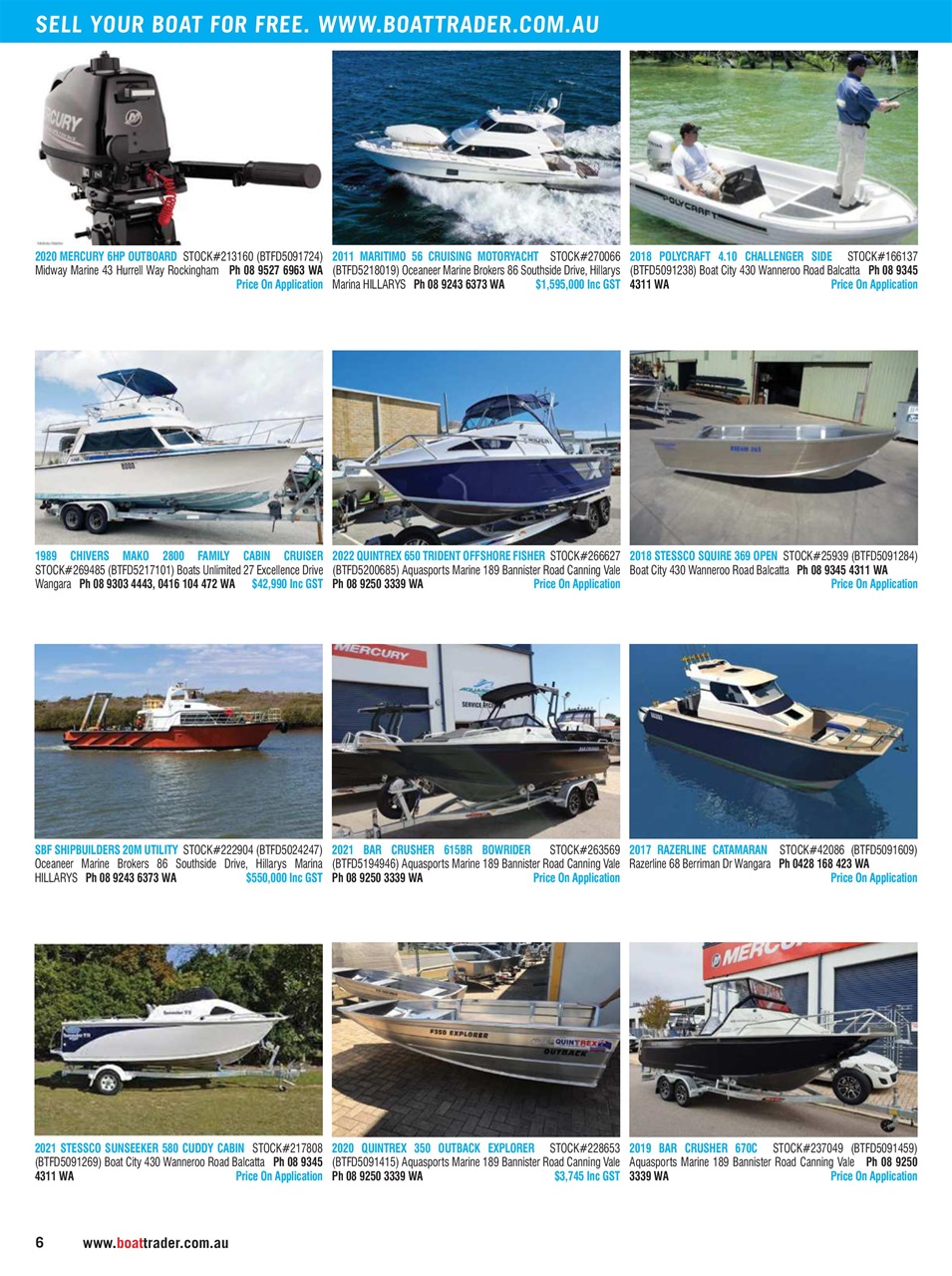 Boat Trader Australia Preview Pages