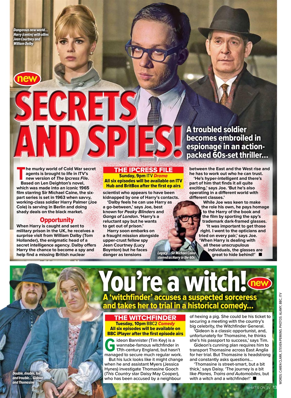 What's on TV Preview Pages