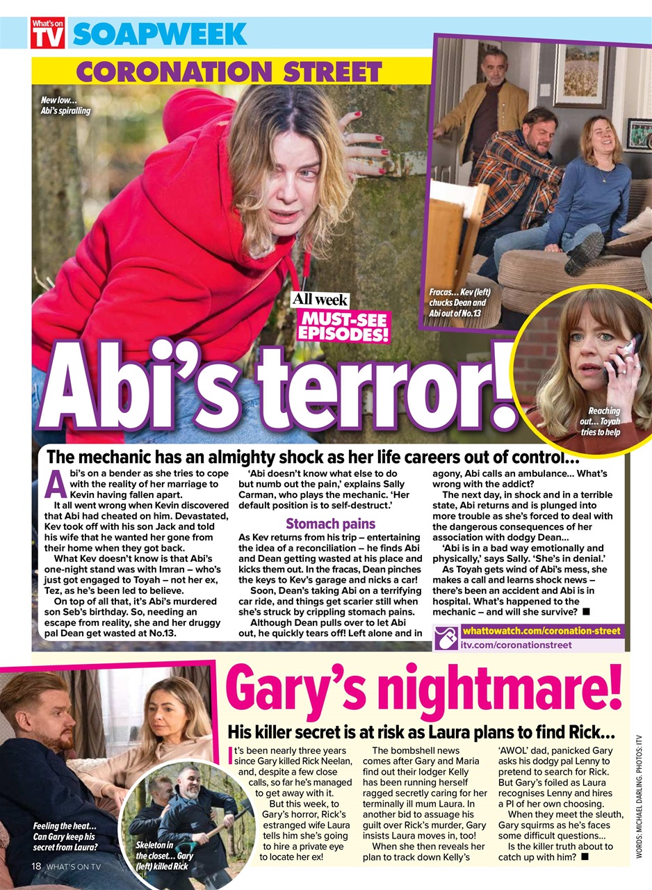 What's on TV Preview Pages