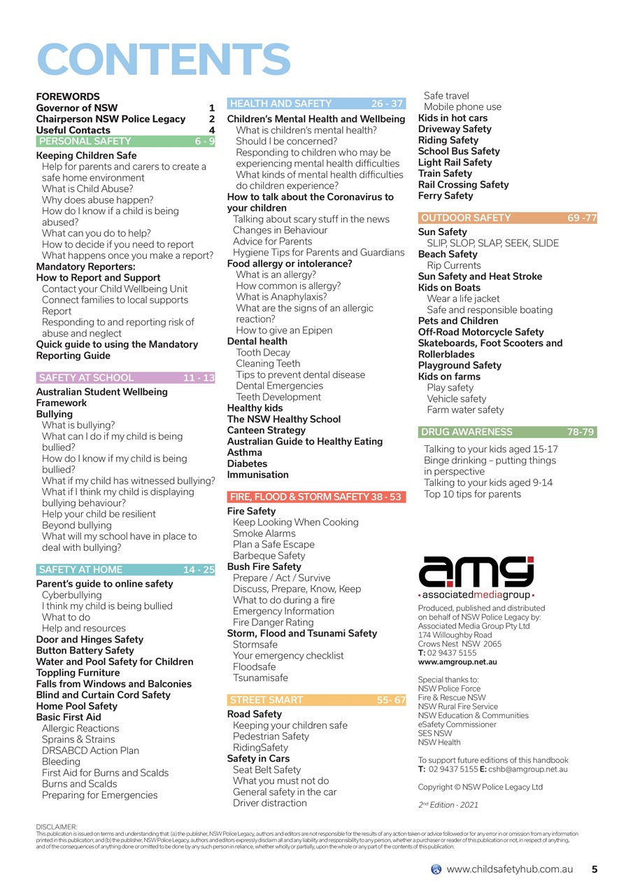 NSW Child Safety Handbook Preview Pages