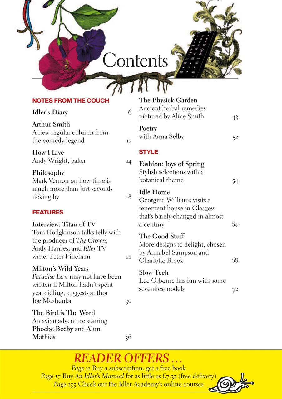 The Idler Magazine Preview Pages