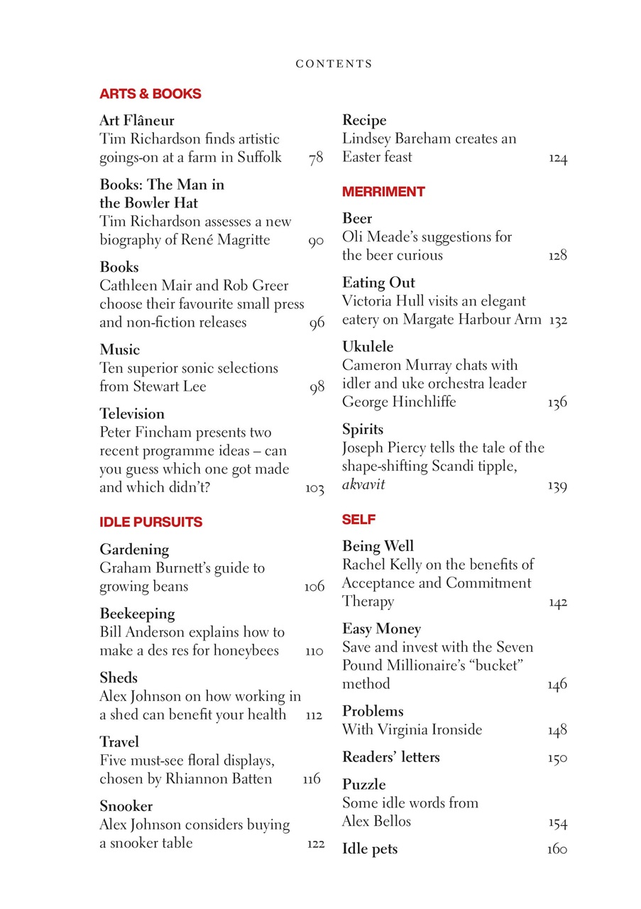 The Idler Magazine Preview Pages