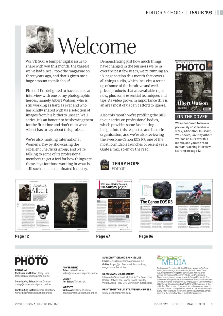 Professional Photo Preview Pages