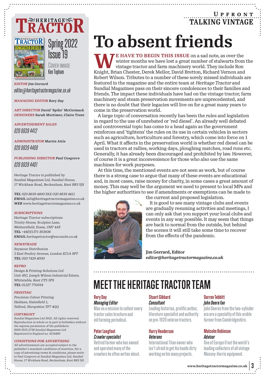 Classic Tractor Preview Pages