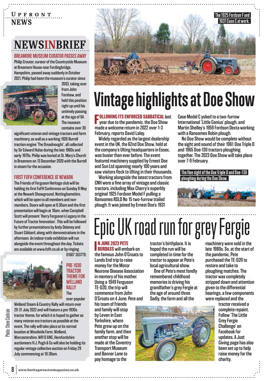 Classic Tractor Preview Pages