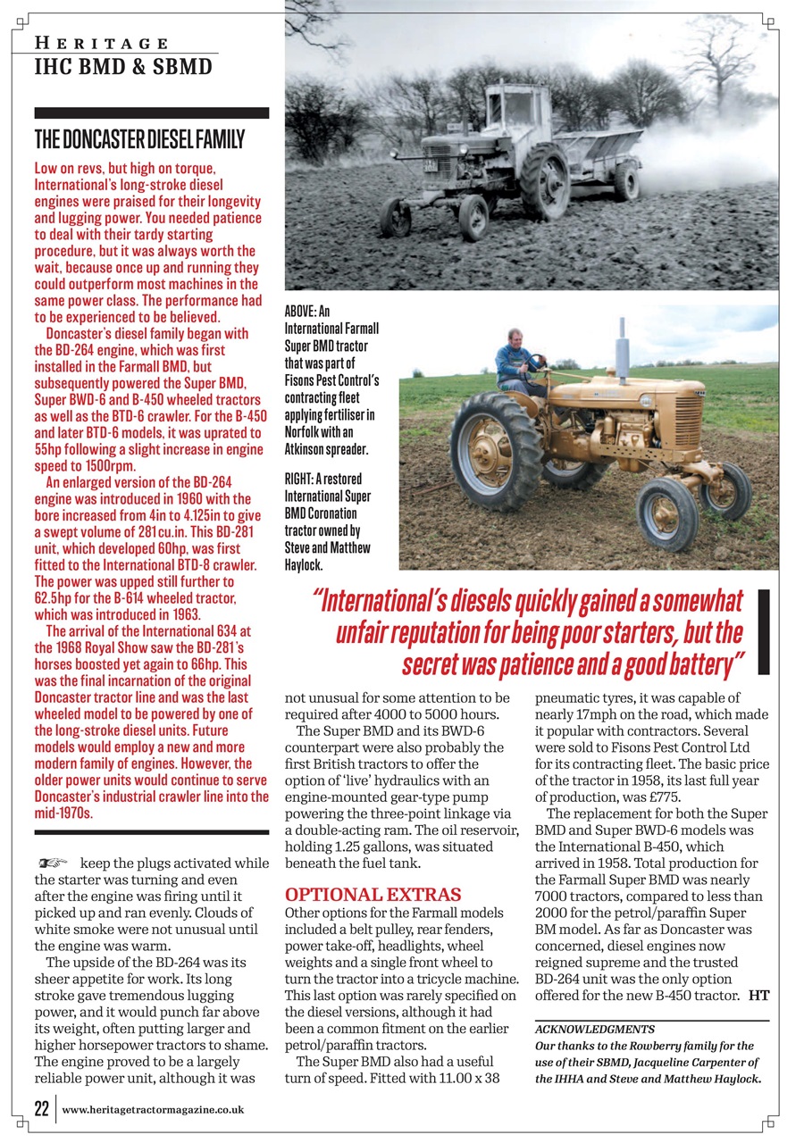 Classic Tractor Preview Pages