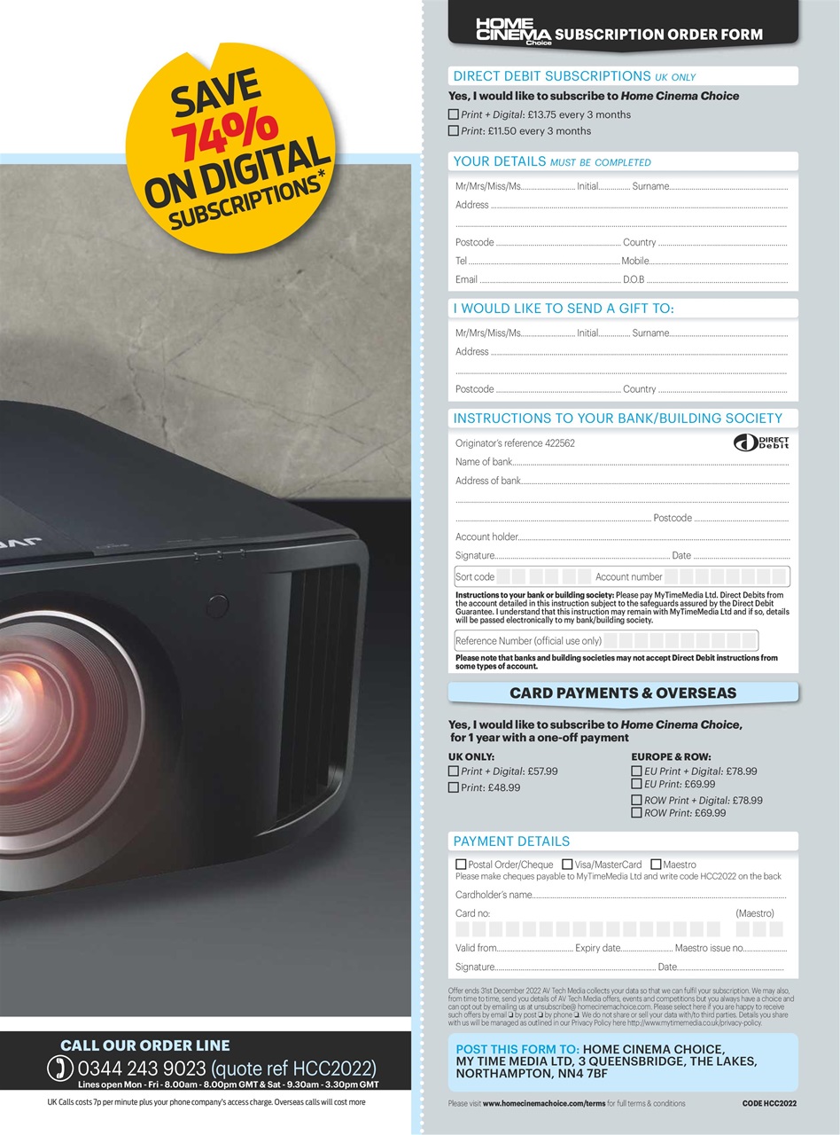 Home Cinema Choice Preview Pages