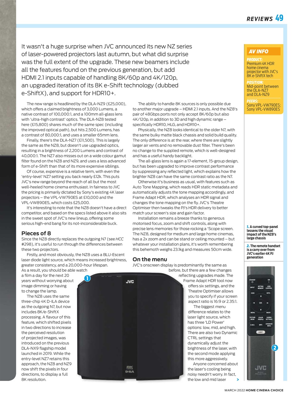 Home Cinema Choice Preview Pages
