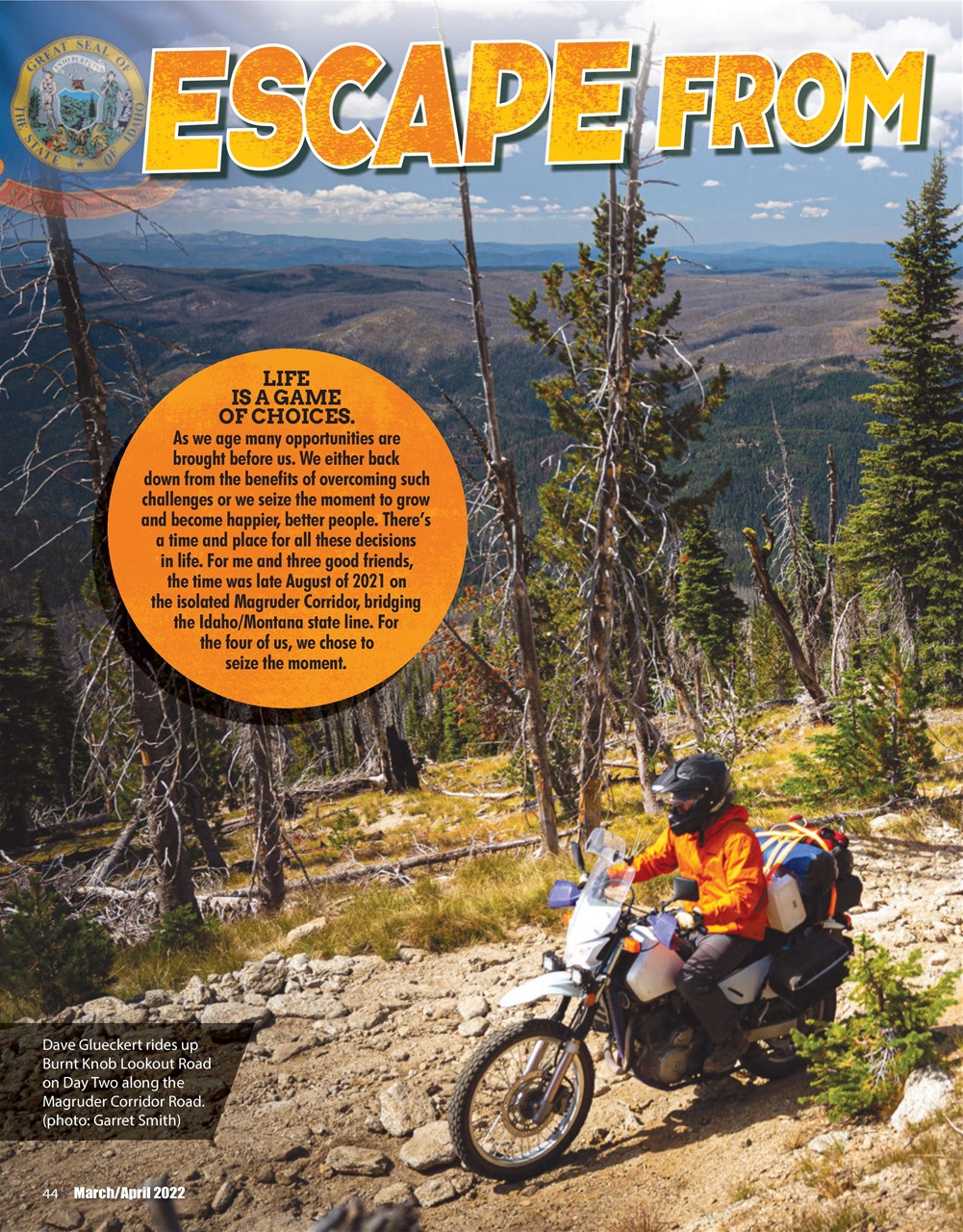 Adventure Motorcycle Preview Pages