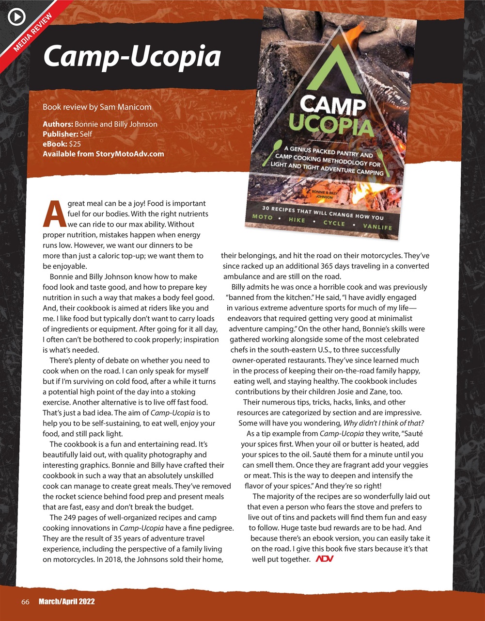 Adventure Motorcycle Preview Pages