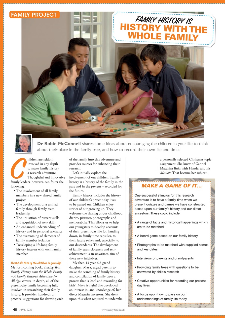 Family Tree Preview Pages