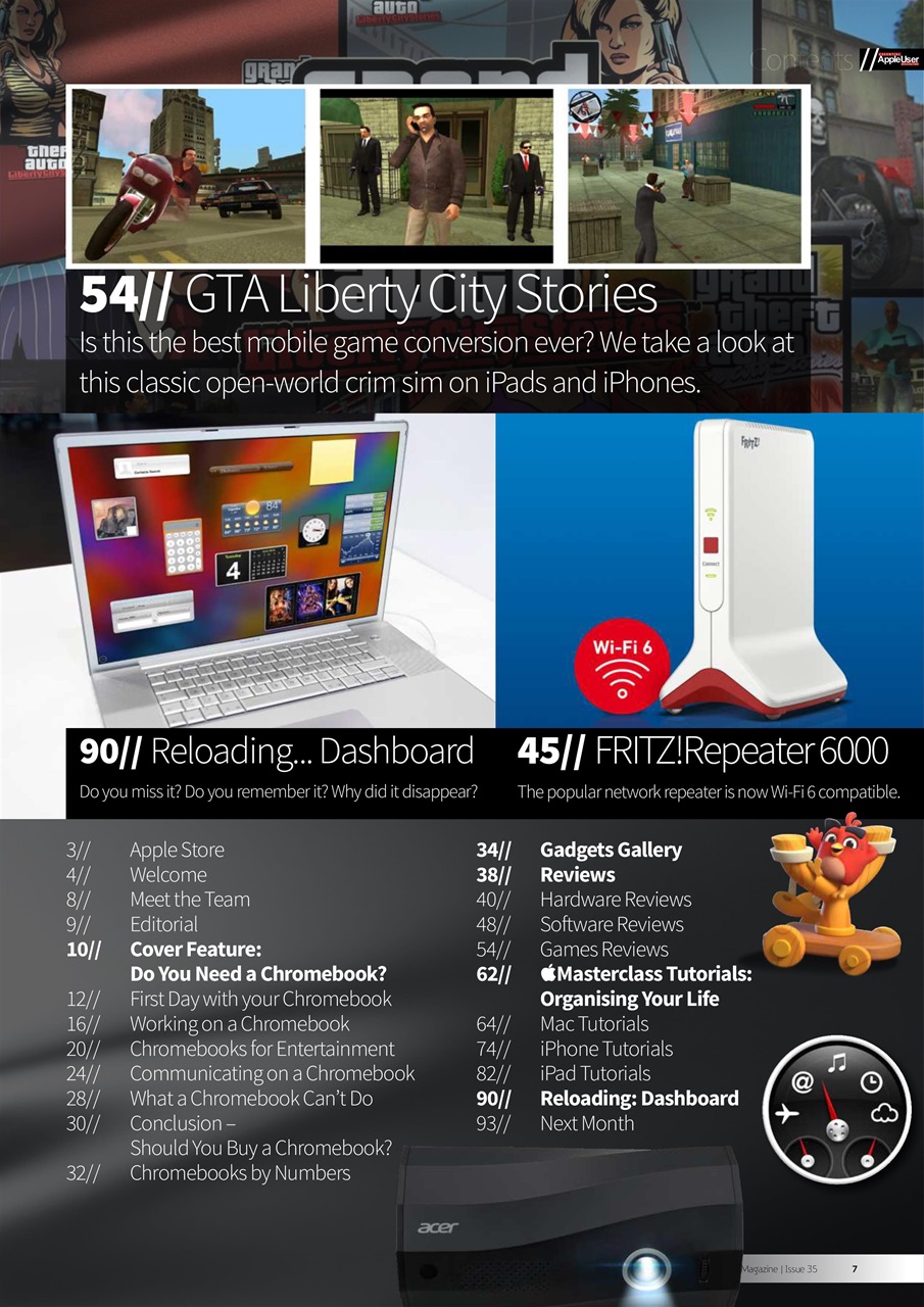 Essential Apple User Preview Pages