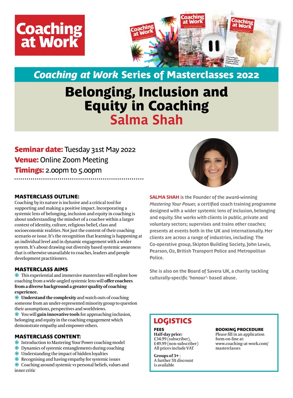 Coaching at Work Preview Pages