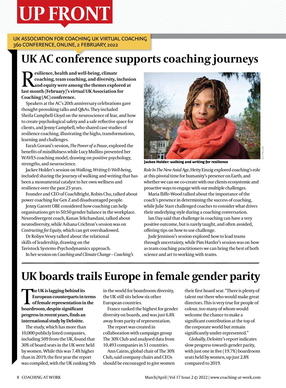 Coaching at Work Preview Pages