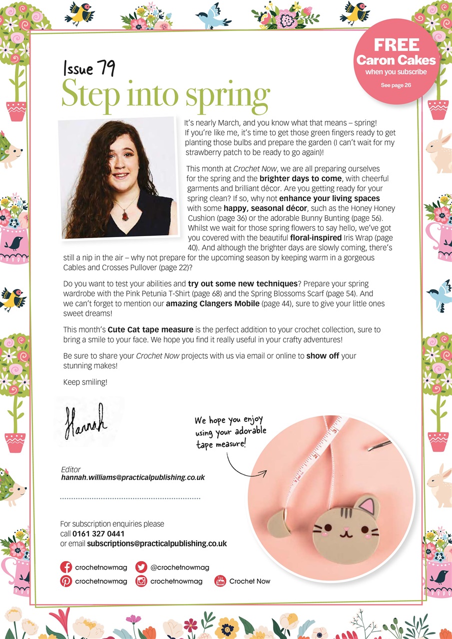 Crochet Now Magazine Preview Pages