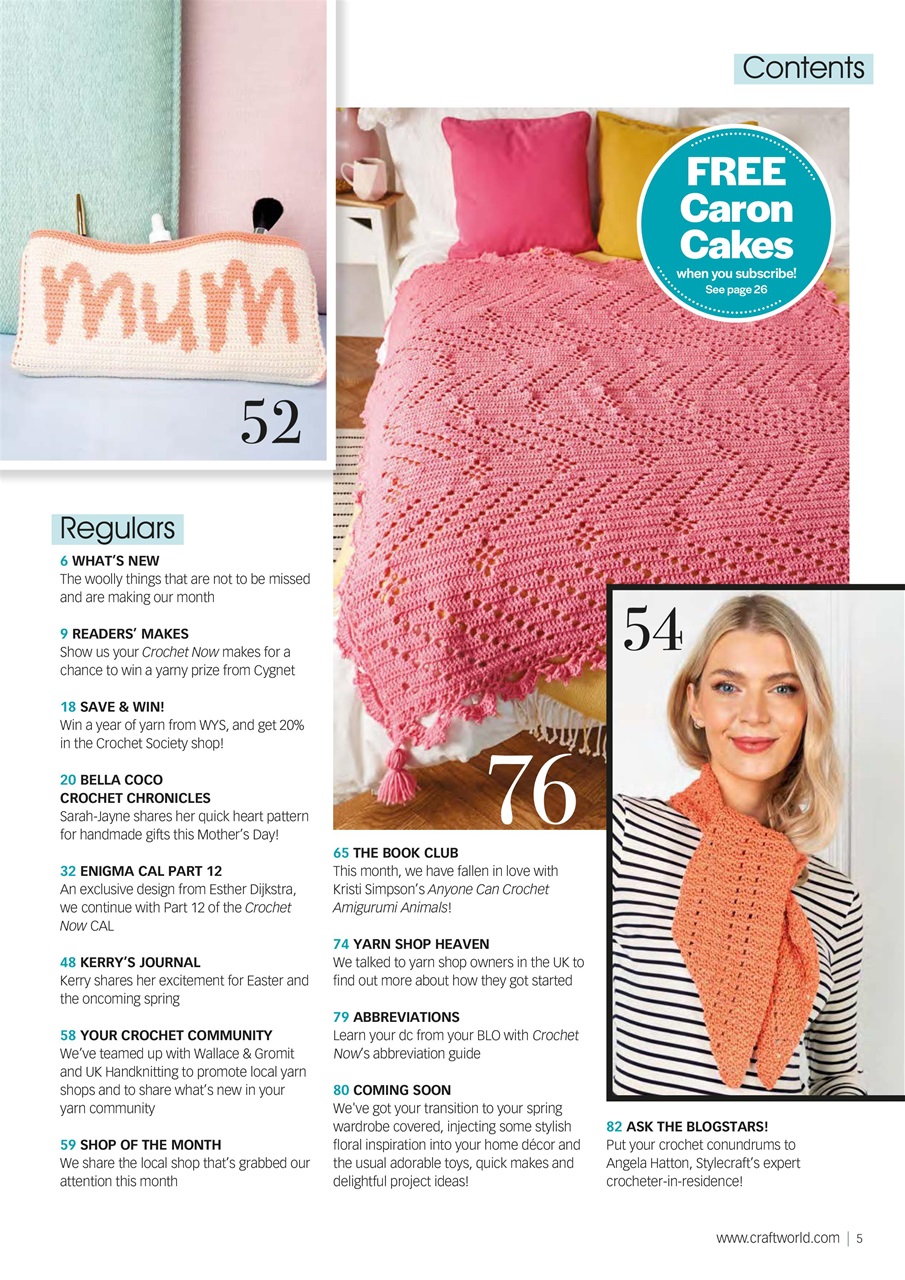 Crochet Now Magazine Preview Pages
