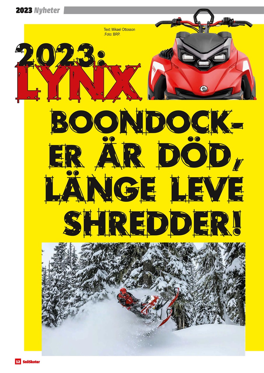 Tidningen Snöskoter Preview Pages