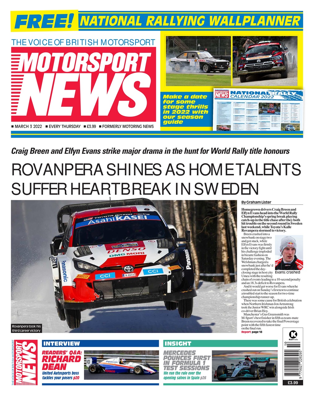 Motorsport News Preview Pages