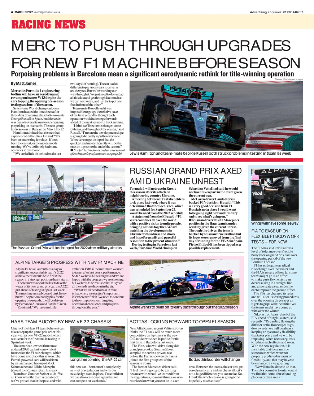 Motorsport News Preview Pages