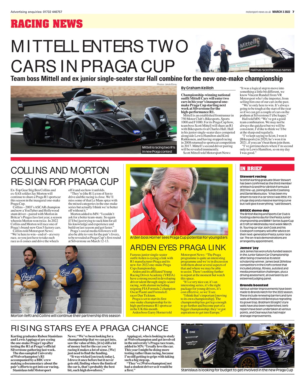 Motorsport News Preview Pages