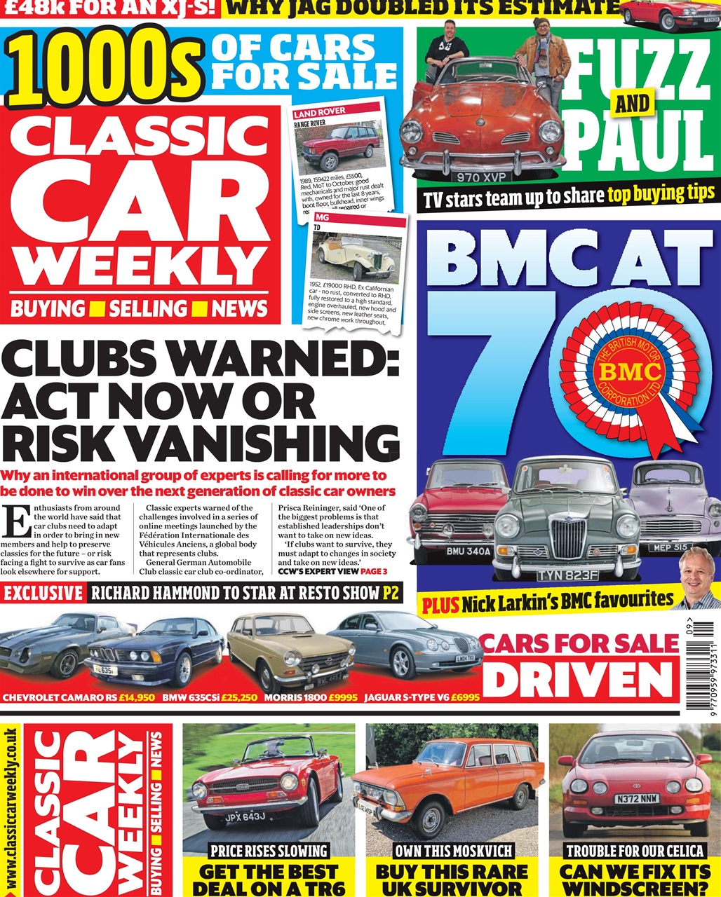 Classic Car Weekly Preview Pages