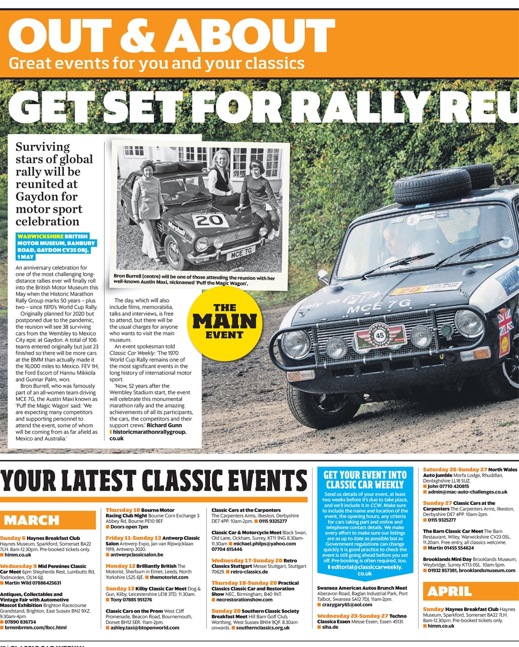 Classic Car Weekly Preview Pages