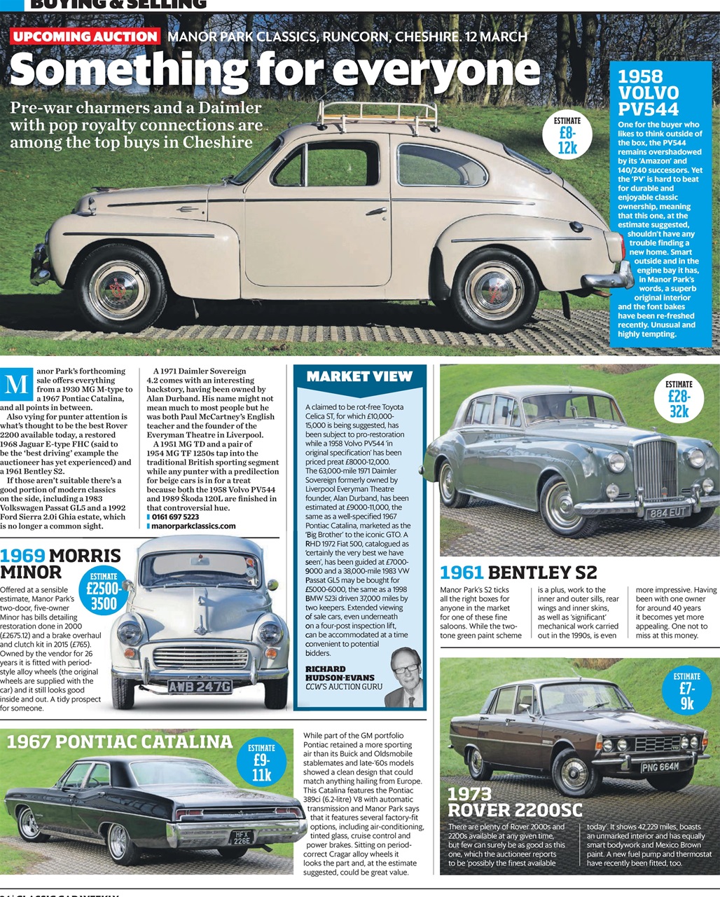 Classic Car Weekly Preview Pages