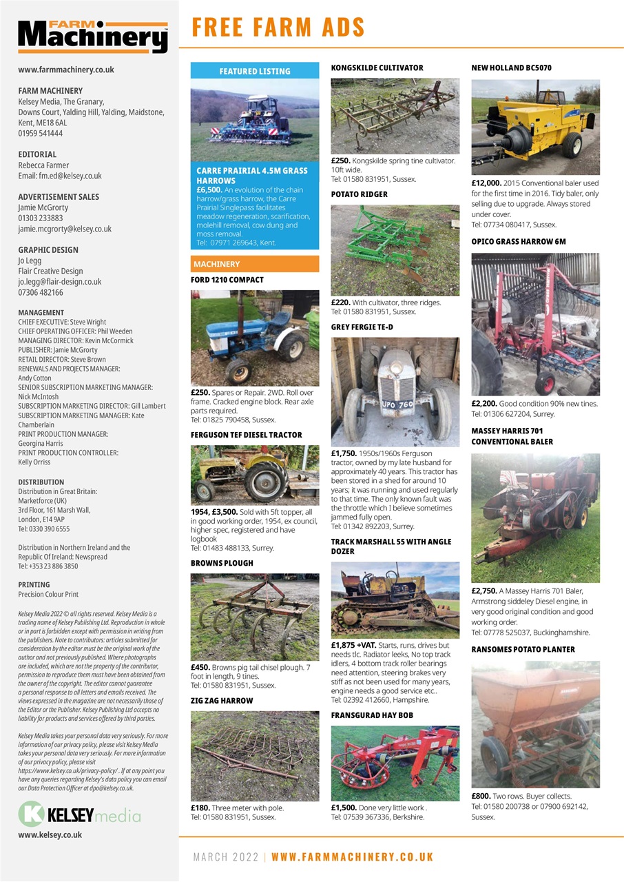 Farm Machinery Preview Pages