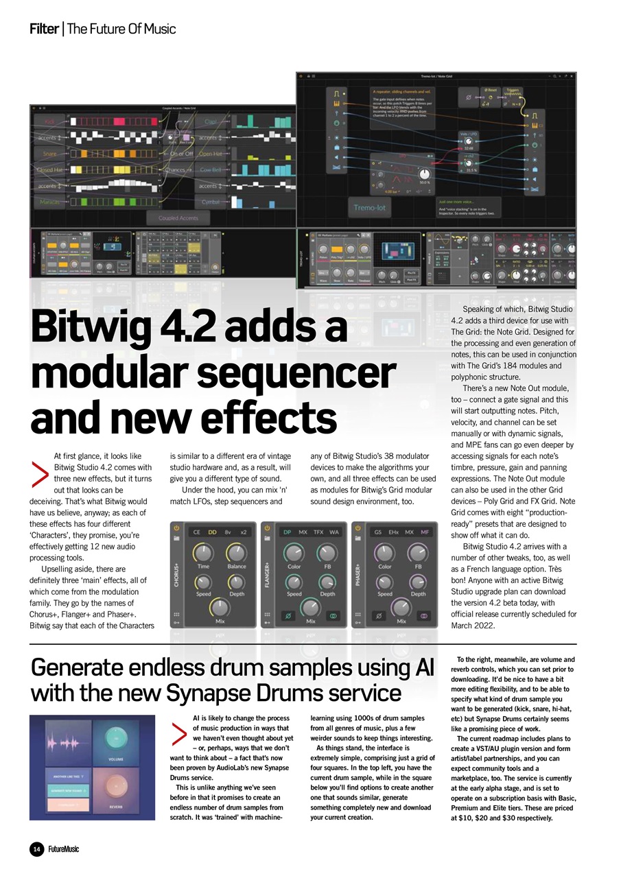 Future Music Preview Pages