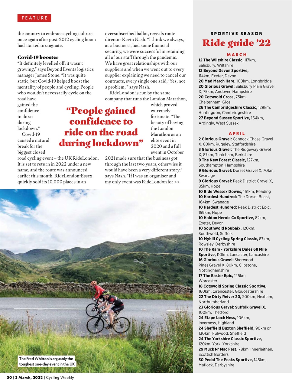 Cycling Weekly Preview Pages