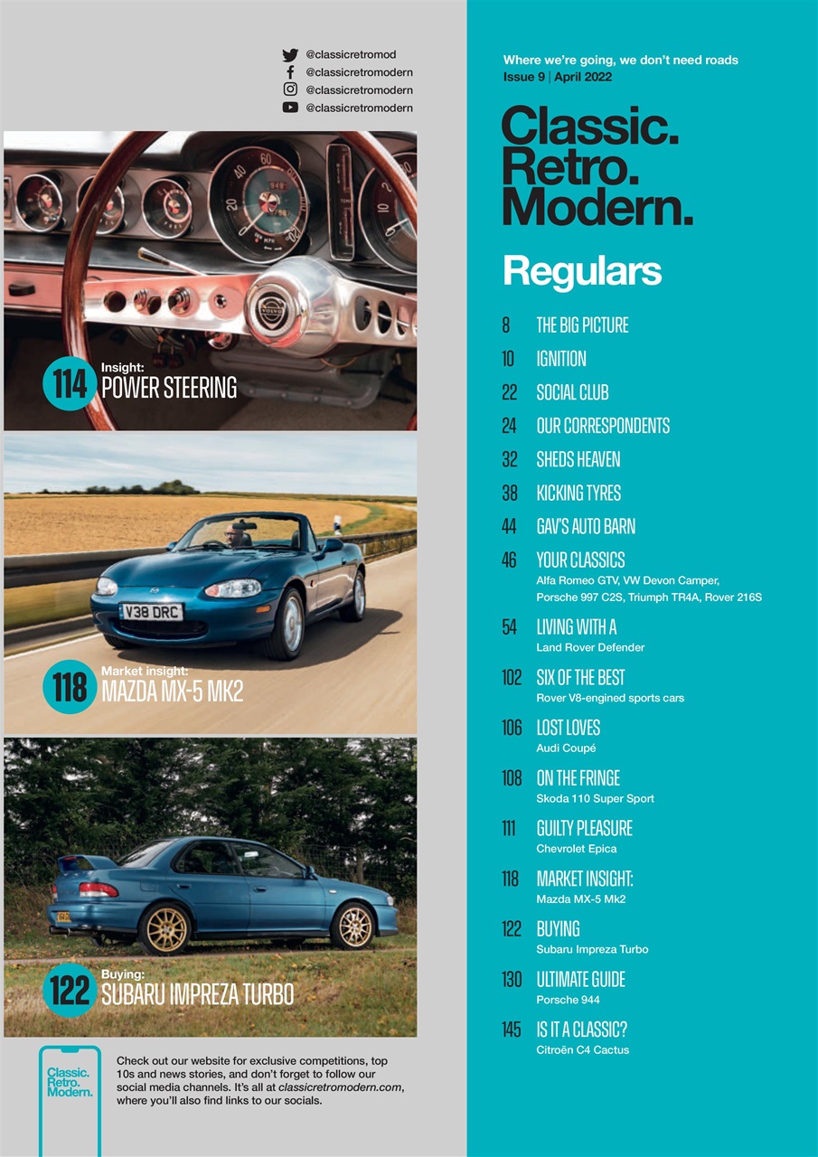 Classic Retro Modern Magazine Preview Pages