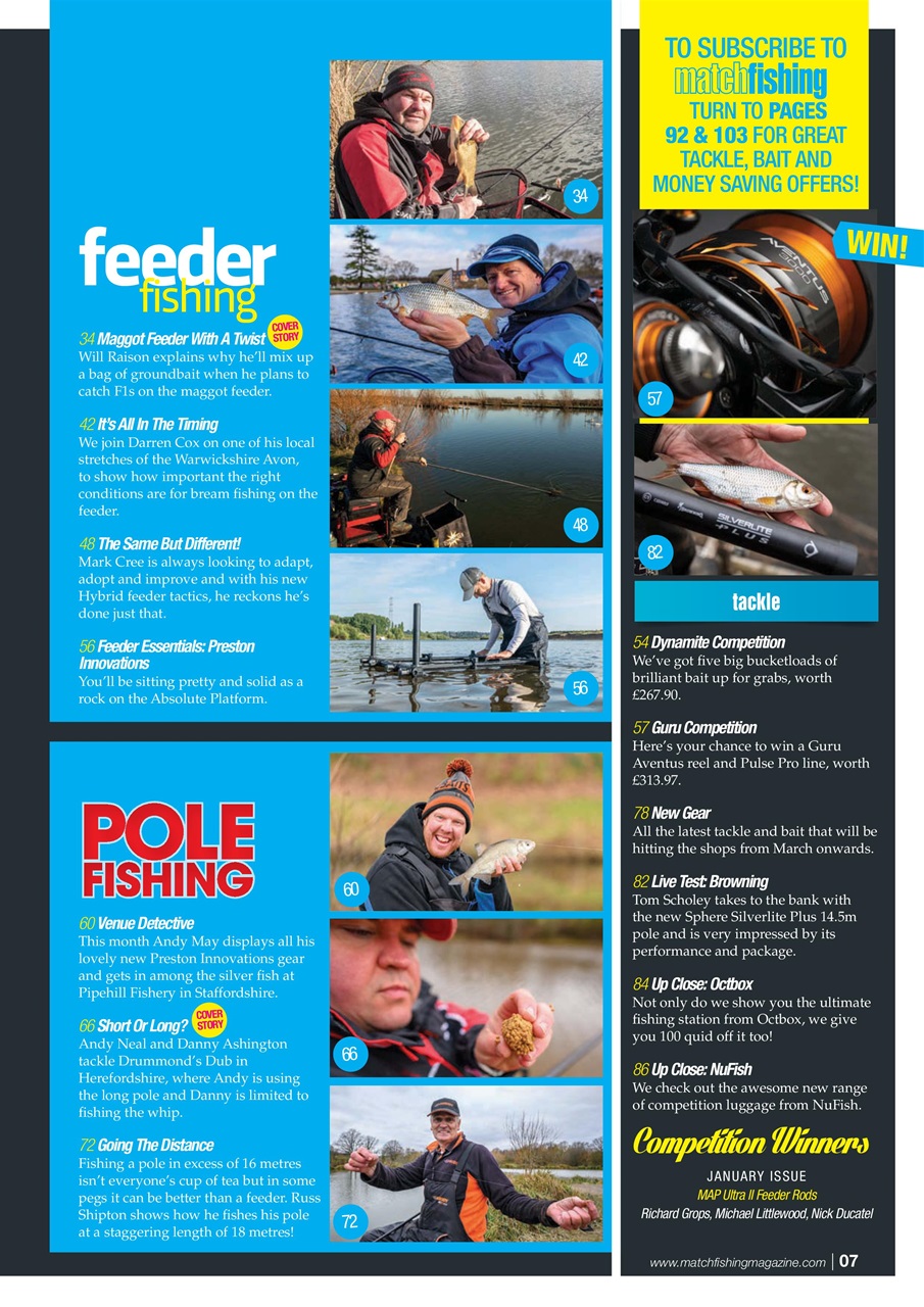 Match Fishing Preview Pages