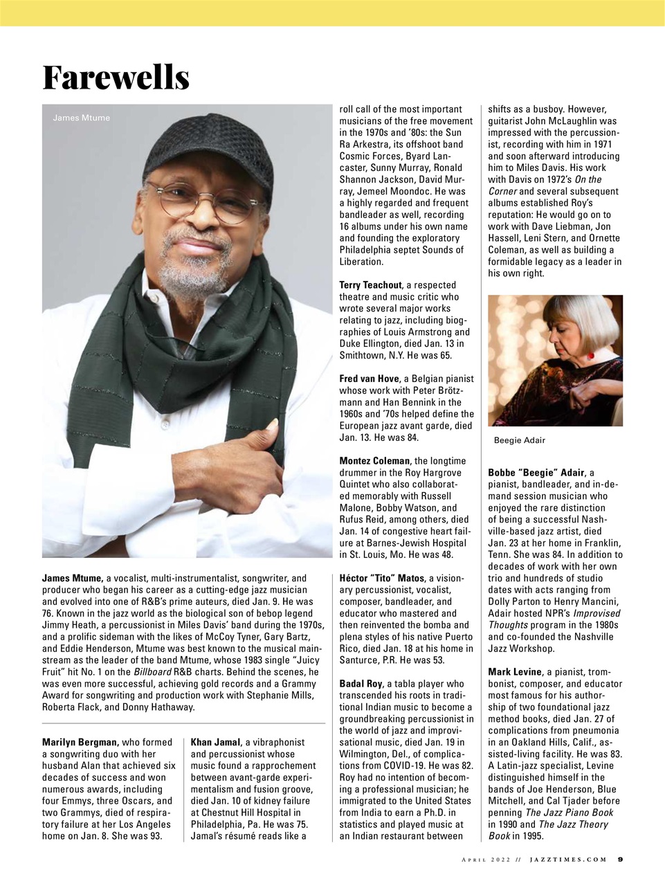 JazzTimes Preview Pages