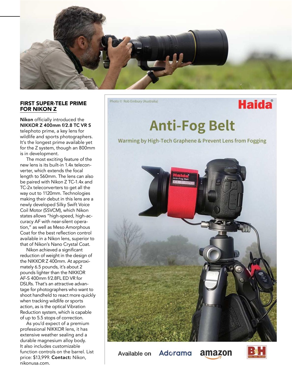 Outdoor Photographer Preview Pages