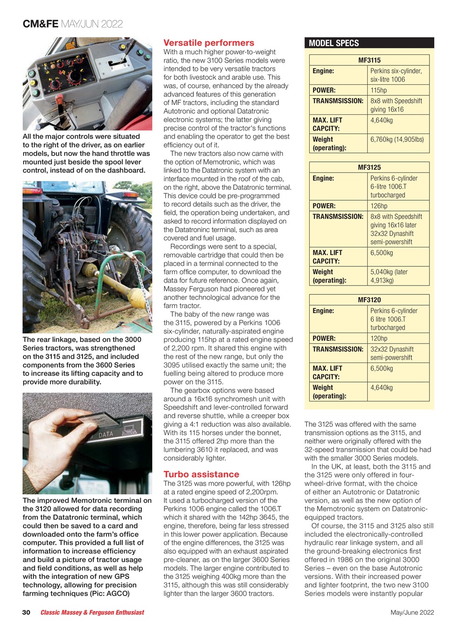 Classic Massey Preview Pages