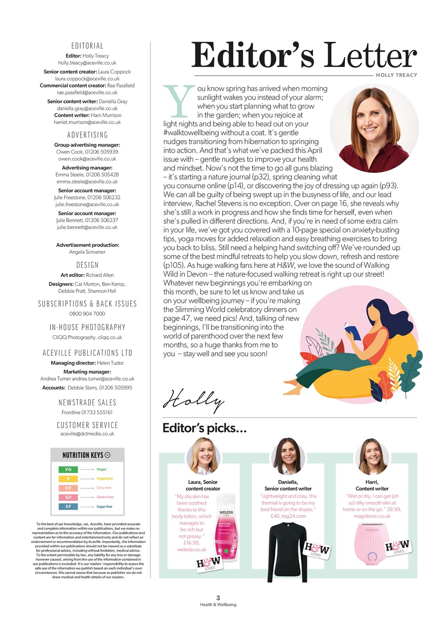 Health & Wellbeing Preview Pages